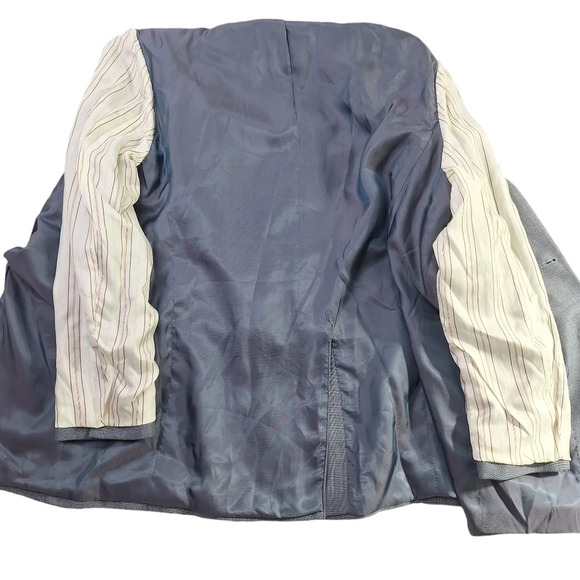 Lauren Ralph Lauren Men 42L Blue Notched Collar Two-Button Blazer Sportcoat - Picture 8 of 16